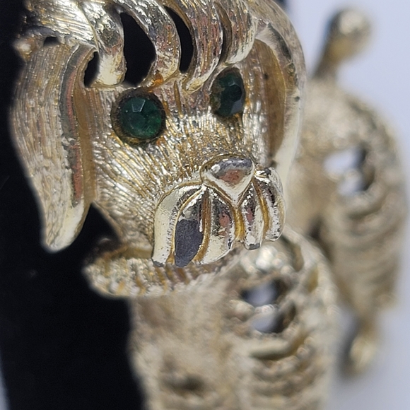 Vtg Poodle Brooch bobble head - Picture 7 of 9